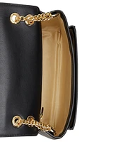 Lauren Ralph Lauren Pebbled Leather Small Bradley Convertible Bag