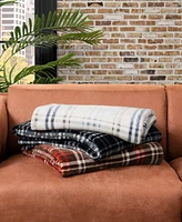 Lucky Brand Camper Plaid Cozy Plush Throw, 50" x 70"