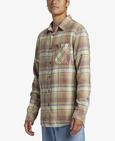 Quiksilver Men's Vestry Stretch Flannel Long Sleeve Shirt