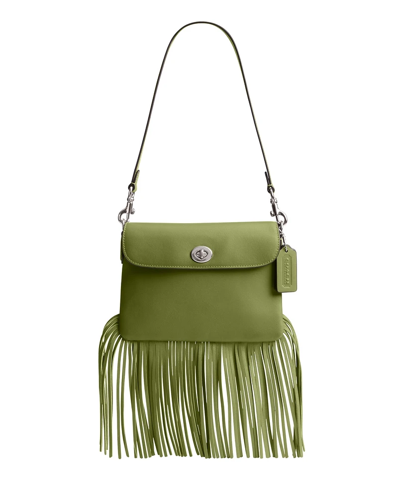 Coach Women's 1964 Fringe Leather Crossbody Bag