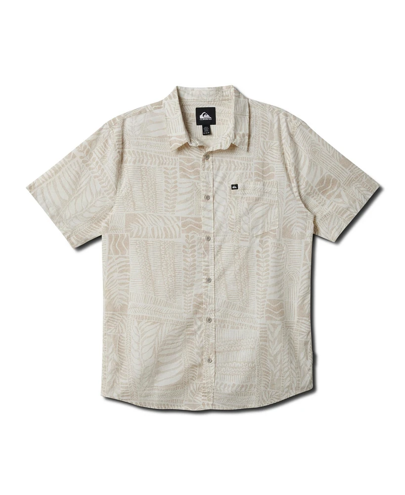 Quiksilver Men's Hawaii Tropics Short Sleeve Shirt