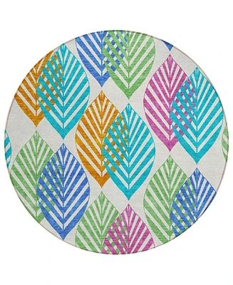 Addison Chantille Machine Washable ACN744 8'x8' Round Area Rug