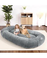 gaomon Dog Bed for People Adults, 71"x48"x14" Giant Pet Bed for Humans