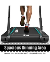 Gymax 2.25HP Under Desk Electric Pad Treadmill Running Machine