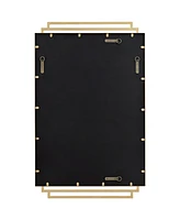 Uttermost Amherst Brushed Gold 24" x 38 1/2" Wall Mirror