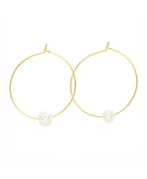 Salty Cali Fresh Water Pearl Hoops