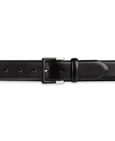 Tommy Hilfiger Men's Genuine Leather Two-Tone Buckle Dress Belt