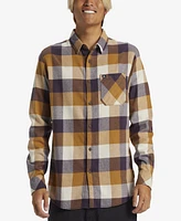 Quiksilver Men's Motherfly Flannel Long Sleeve Shirt