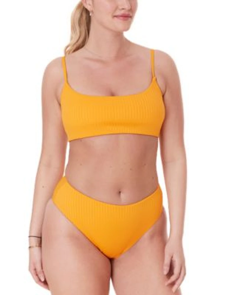 Andie Womens Maui Ribbed Bikini Top Bottoms