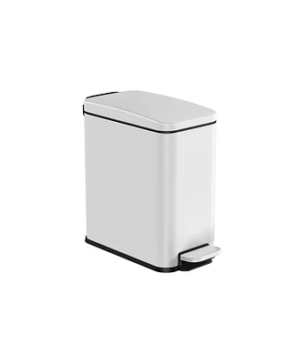 Slickblue Bathroom Trash Can, 1.3 Gallon Small Bin with Lid for Compact Waste Storage