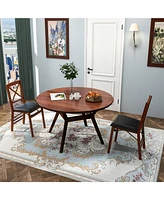 Gouun Set of 2 Folding Dining Chairs with 400 Lbs Capacity