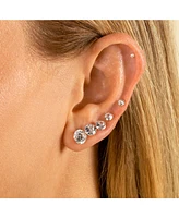 Solitaire Stud Earring 14k - gold