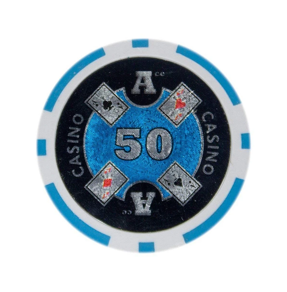 Slickblue Ace Casino Poker Chips – Professional-Grade Casino-Style Poker Chip Set