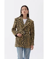 Nocturne Women's Leopard Print Jacket