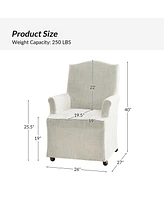 Reg Traditional Dining Chair with Soild Wood Legs