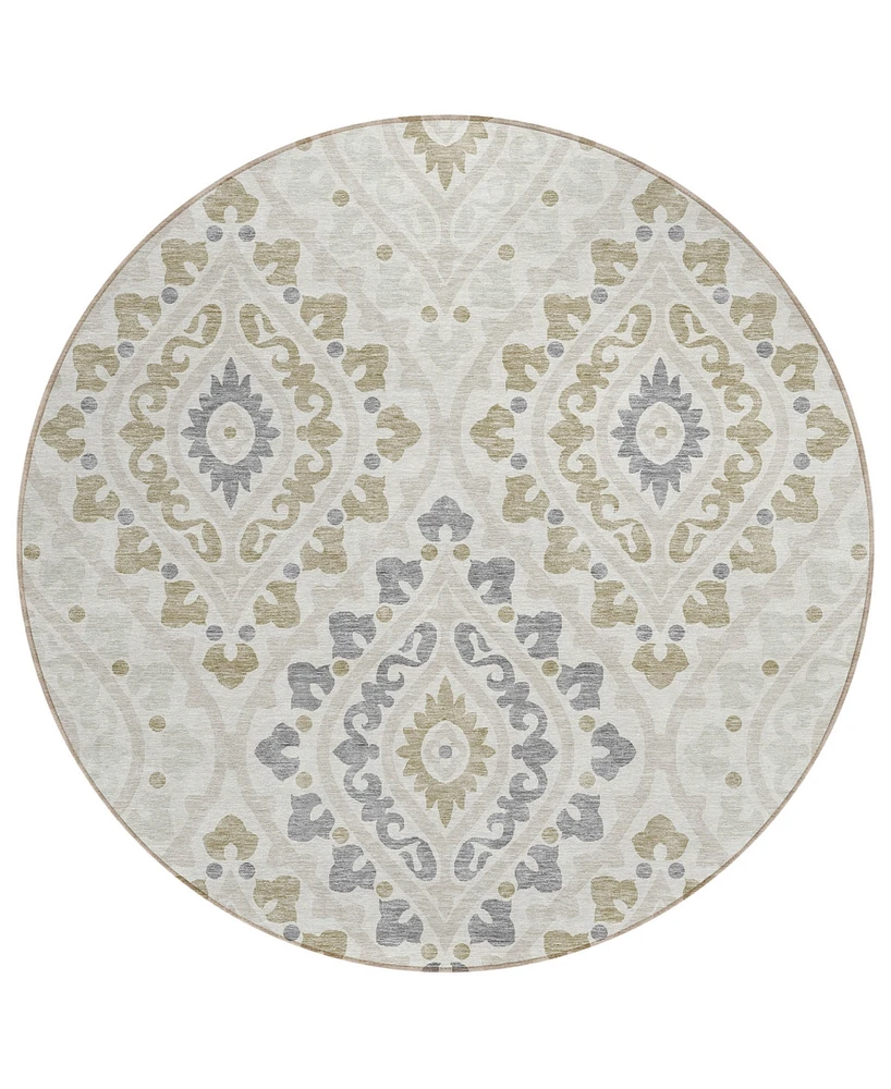 Addison Chantille Machine Washable ACN761 8'x8' Round Area Rug