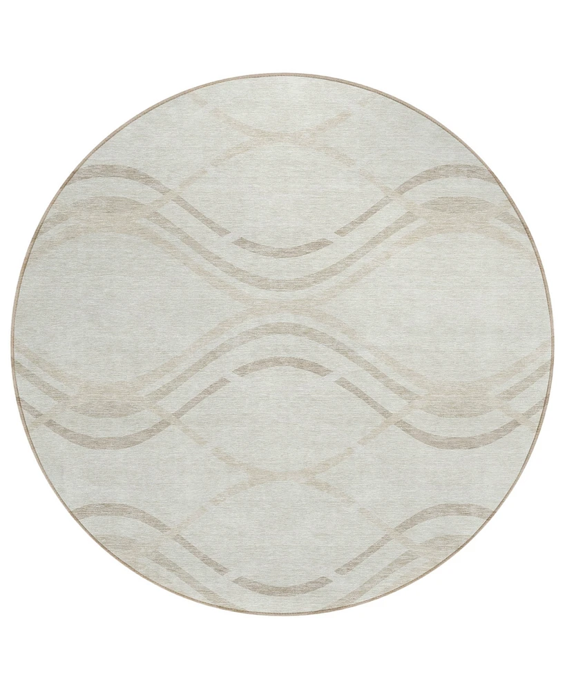 Addison Chantille Machine Washable ACN757 8'x8' Round Area Rug
