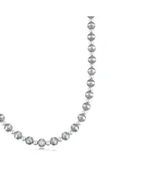 American West Jewelry Sterling Silver Native Pearl Bead Necklace, 24 - 27 Inches