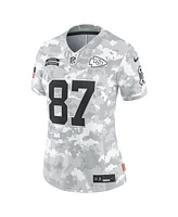 Nike Women's Travis Kelce Arctic Camo Kansas City Chiefs 2024 Salute to Service Limited Jersey