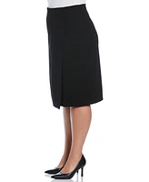 Rafaella Plus Ponte Asymmetrical Wrap Skirt