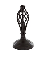 Lavish Home 24.5" Spiral Cage Table Lamp Set