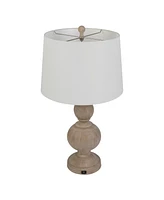 Lavish Home 27.17" Usb Charging Led Table Lamp Set