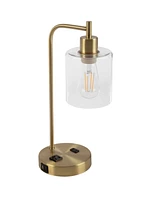 Lavish Home 16.14" Touch Control Table Lamp