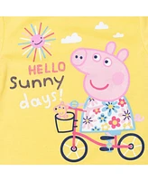 Peppa Pig Peplum T-Shirt and Shorts Outfit Set