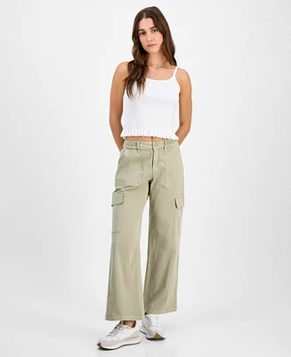 Ultra Flirt Juniors' Stretch-Waistband Cargo Pants