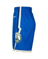 Nike Men's Royal Milwaukee Bucks 2024/25 City Edition Swingman Shorts