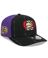 New Era Men's Black Toronto Raptors 2024/25 City Edition 9SEVENTY Stretch-Snap Hat