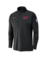 Nike Men's Black Houston Rockets 2024/25 City Edition Authentic Coaches Performance Half-Zip Top