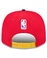 New Era Men's Navy Golden State Warriors 2024/25 City Edition 9SEVENTY Stretch-Snap Hat