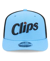 New Era Men's Blue La Clippers 2024/25 City Edition 9SEVENTY Stretch-Snap Hat