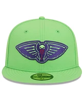 New Era Men's Green Orleans Pelicans 2024/25 City Edition Alternate 59FIFTY Fitted Hat