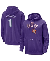 Nike Men's Devin Booker Purple Phoenix Suns 2024/25 City Edition Name Number Pullover Hoodie