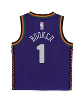 Nike Preschool Devin Booker Purple Phoenix Suns 2024/25 Swingman Player Jersey - City Edition