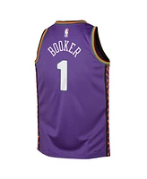 Nike Big Boys and Girls Devin Booker Purple Phoenix Suns 2024/25 Swingman Player Jersey - City Edition