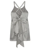 Speechless Big Girls Sleeveless Taffeta Bow Dress