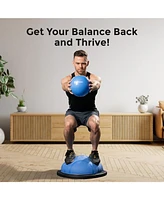 Lifepro Half Balance Ball Trainer - Stability Ball for Full Body Workout & Physical Therapy Exercise