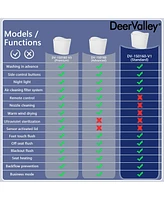 DeerValley Tankless Smart Elongated Toilet, Foot Flush, Seat Heating, Night Light, Soft-Close Seat,Standard