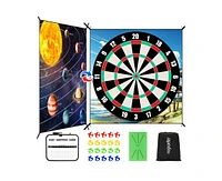 ropoda Golf Game,Golf Chipping Game, Giant Size Targets with Chipping Mat, Golf Chipping Practice Mats, Stick and Chip Golf Game