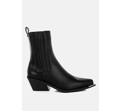 London Rag Jeffers High Ankle Chelsea Boots