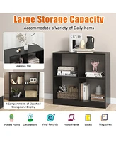 Gouun 4-Cube Kids Bookcase with Open Shelves