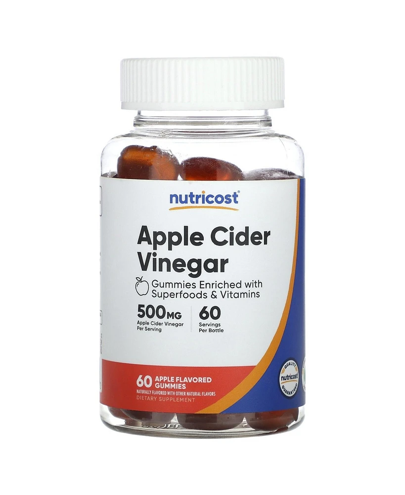 Nutricost Apple Cider Vinegar Gummies Apple 500 mg