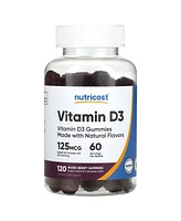 Nutricost Vitamin D3 Gummies Mixed Berry 125 mcg