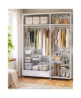 Slickblue Space-Saving Shoe Rack, 15-Cube Plastic Shoe Storage Organizer for Entryway or Closet
