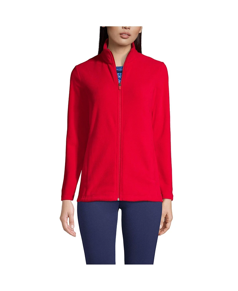 Lands' End Women's Anyweather Fleece Full Zip Jacket