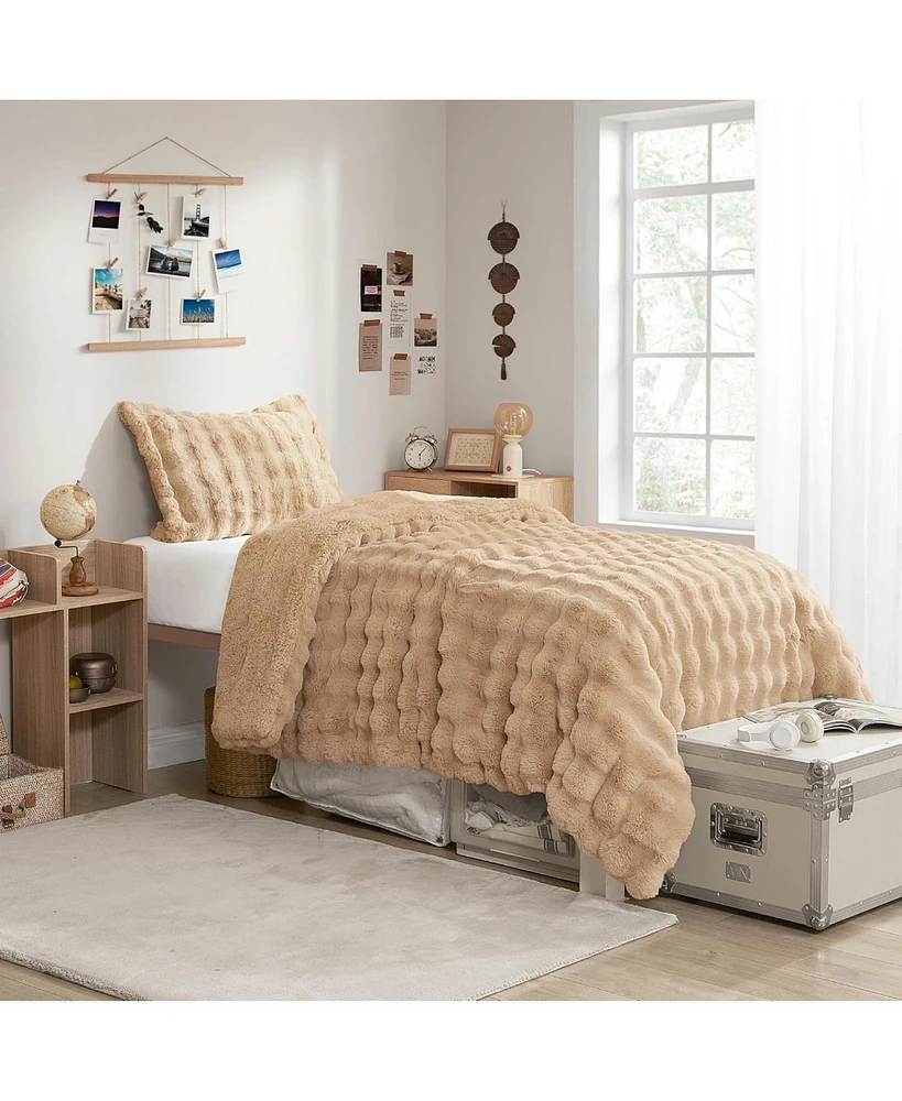 Snowball Chunky Bunny - Coma Inducer� Oversized Comforter Set - Holland Lop Tan,Twin Xl