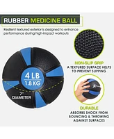 ProsourceFit Rubber Medicine Ball